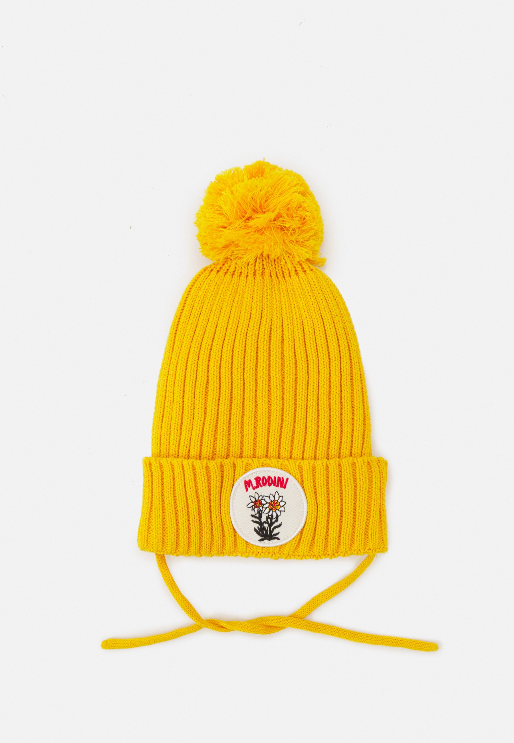 Mini Rodini EDELWEISS POMPOM HAT UNISEX - Berretto - yellow/giallo - Zalando .it