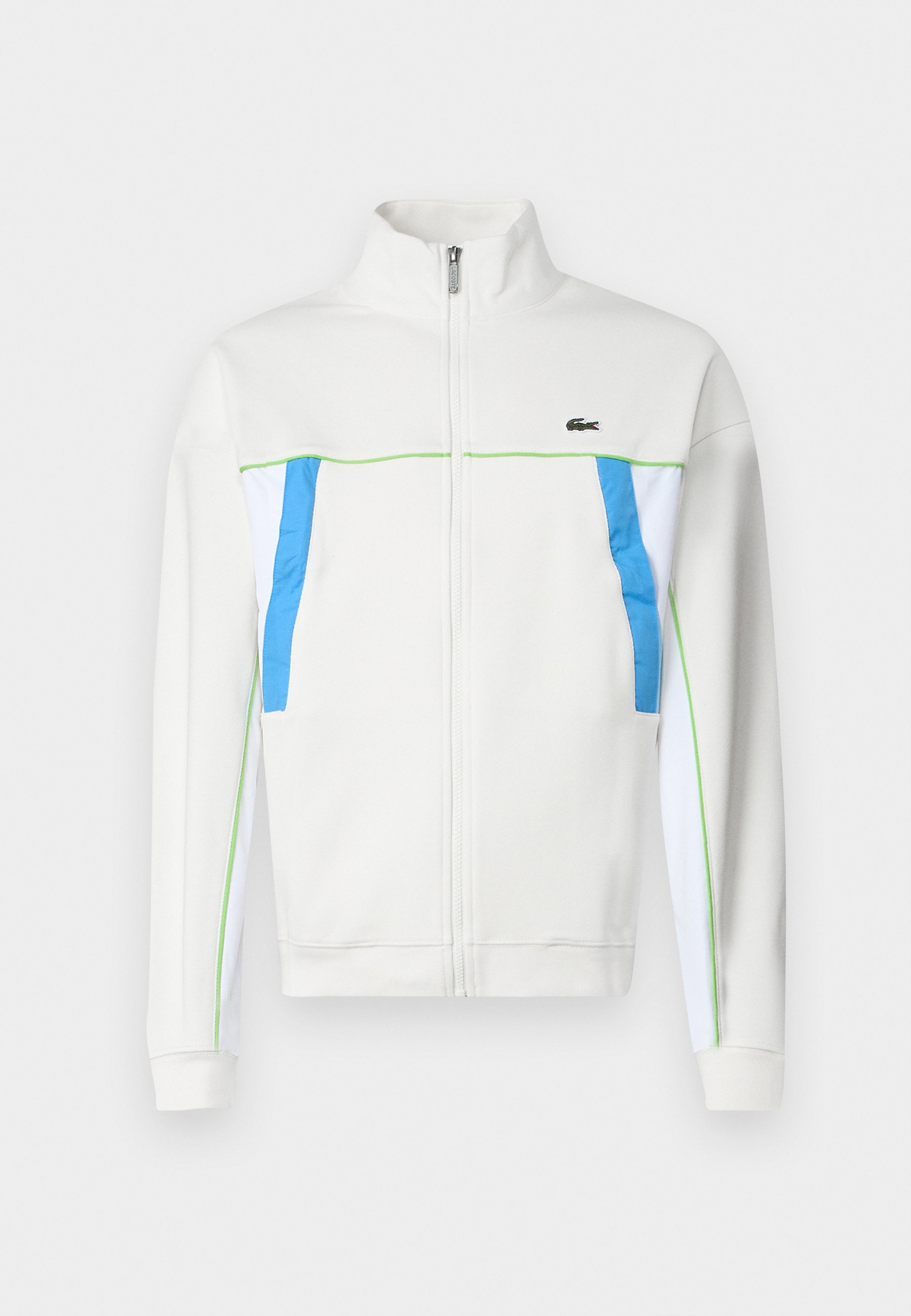 Lacoste Zip-up sweatshirt - flour/white/brasilia/arge/off-white