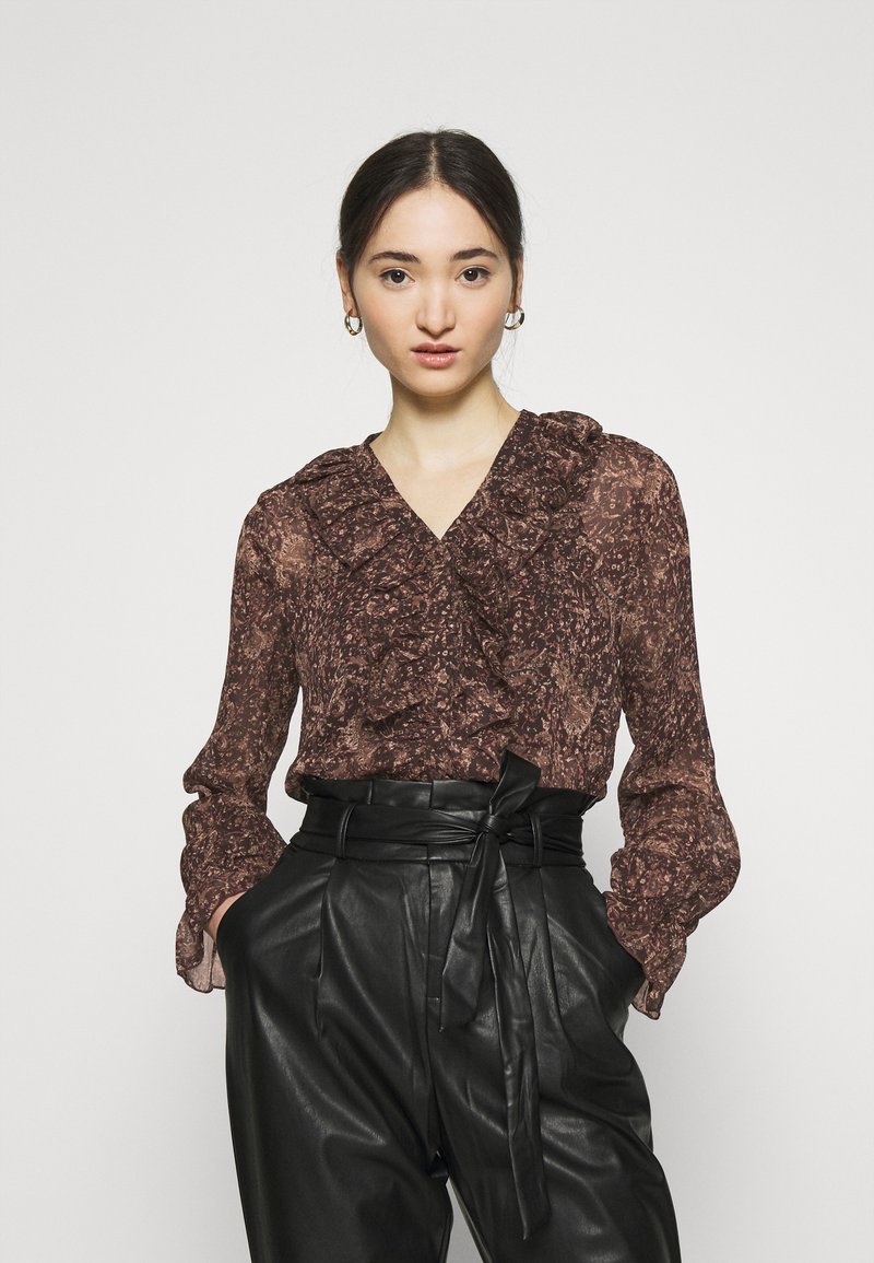 b young byhale blouse winetasting mix brown zalando co uk b young byhale blouse winetasting mix brown zalando co uk