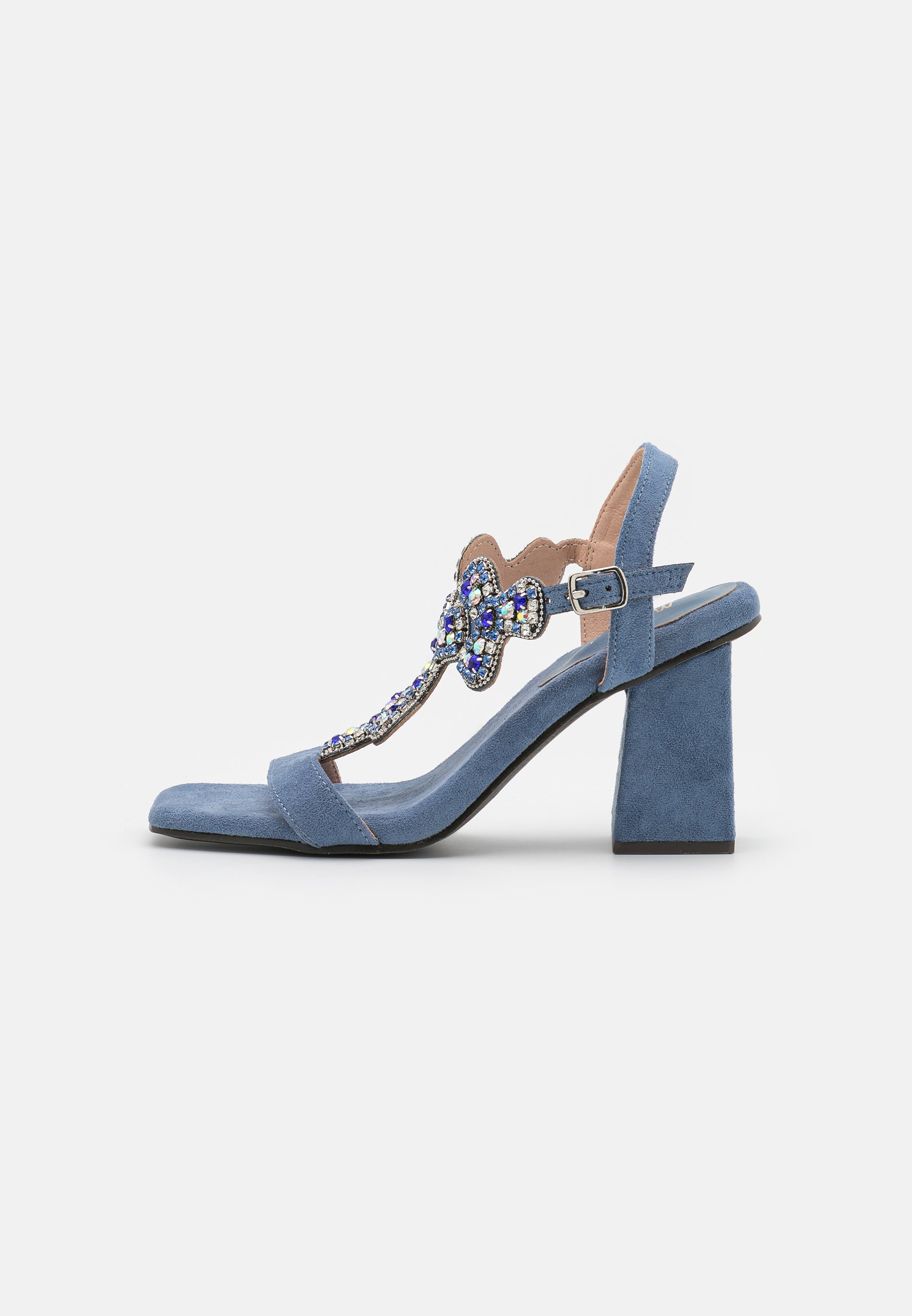 Menbur Sandalen met hoge hak - jeans/blauw - Zalando.nl