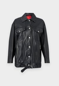 BEGONIA - Veste en cuir - black