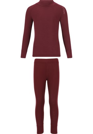 PANDA SET - Lange underbukser - tawny port