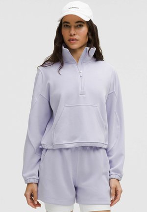 BRUSHED SOFTSTREME™ HALF ZIP - Sweater - lavender frost