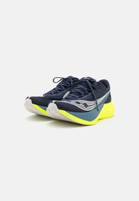 Saucony ENDORPHIN PRO 4 - Tenisice za cestovno trčanje - navy/citron