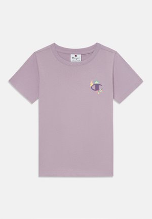 GRAPHIC CREW NECK - Camiseta estampada - mauve