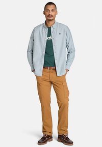 Timberland SHORT SLEEVE  - Camiseta estampada - green gables