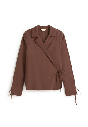 Thinking Mu, LENIE - Bluse - burgundy