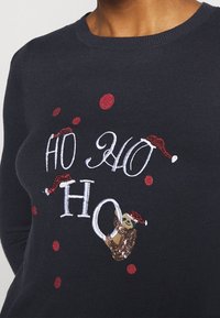 ONLY Stickad tröja - dark blue