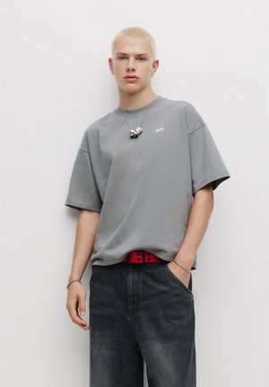 PULL&BEAR Navadna majica - blue grey