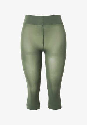 Ulla Popken, STRUMPF-CAPRI, 80 DEN, BLICKDICHT - Leggings - olive grey