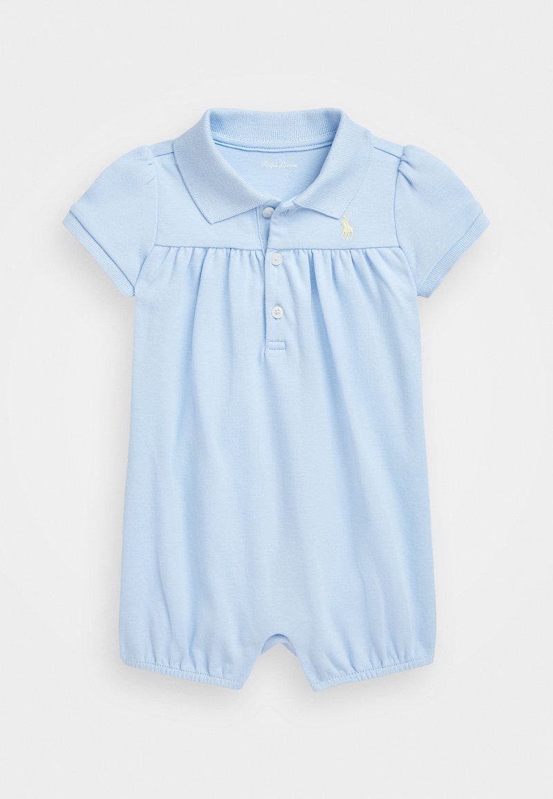 Polo Ralph Lauren - INTERLOCK BUBBLE POLO SHORTALL - Jumpsuit - office blue/yellow, Vergrößern