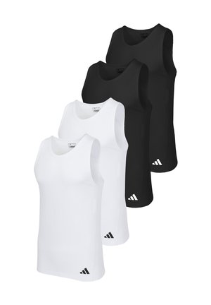 4-PACK ACTIVE FLEX ERGONOMIC - Unterhemd/-shirt - black white