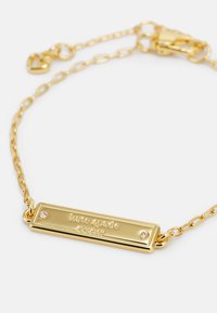 kate spade new york ICON-BAR BRACELET - Apyrankė - clear/gold-coloured