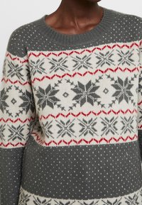 Freequent Pullover - grey