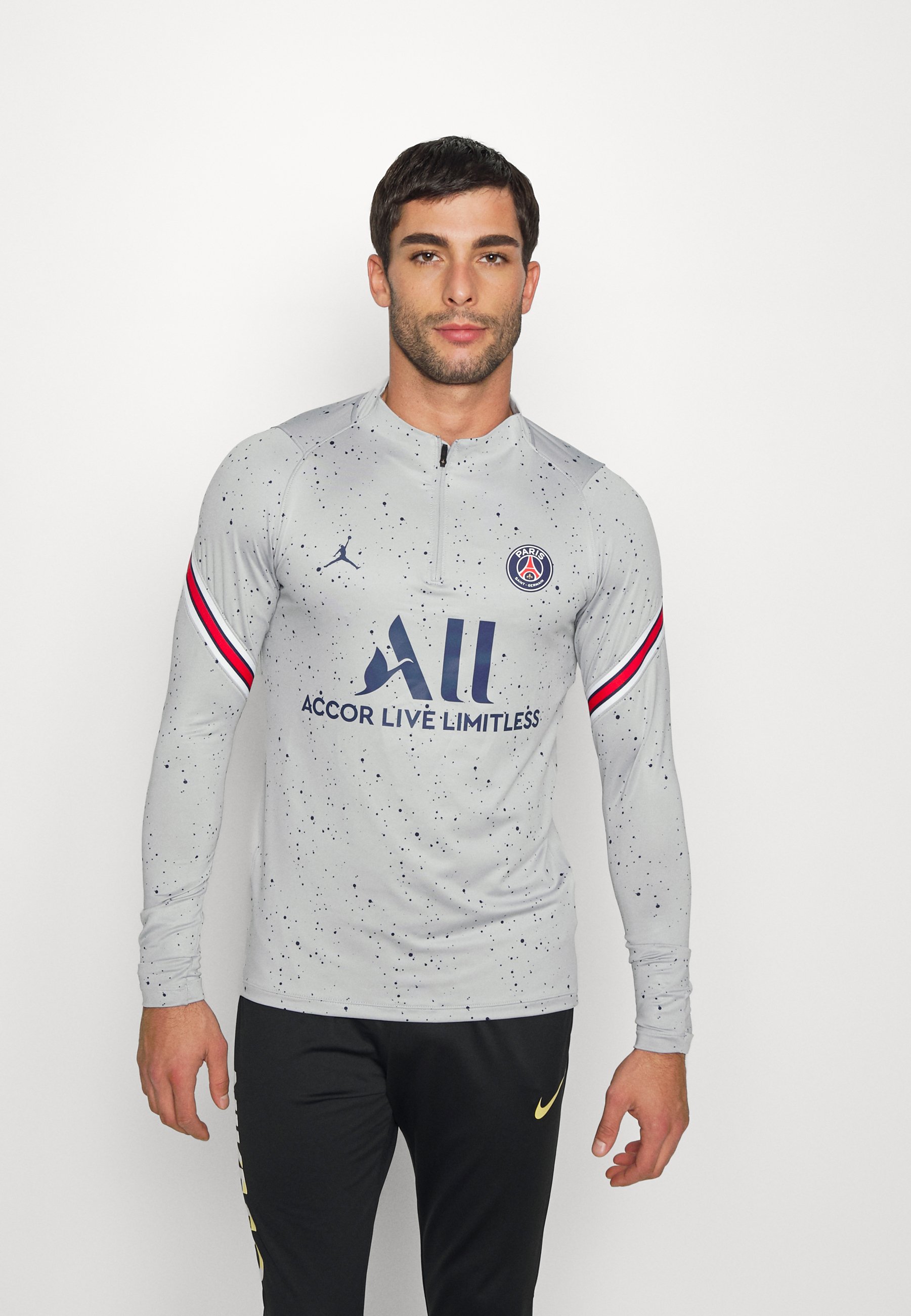Nike Performance PARIS ST GERMAIN STRIKE DRILL - Vereinsmannschaften - wolf  grey/white/midnight navy/grau - Zalando.ch
