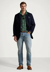 Polo Ralph Lauren Big & Tall SCENIC PRINT MESH POLO SHIRT - Polosärk - classic pine