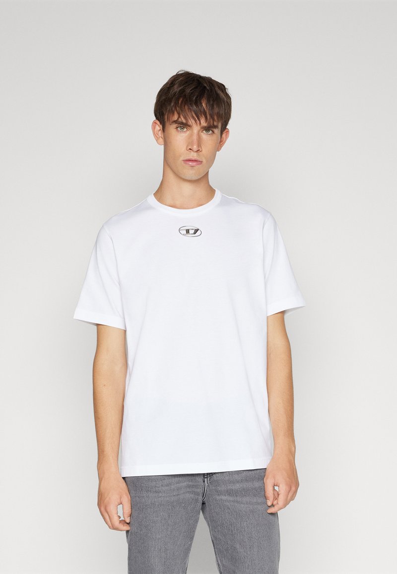 Diesel White Cotton T-Shirt main image 0