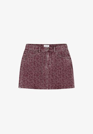 Scalpers, SCALPERS SCSHADOW SKIRT GIRLS - Falda acampanada - burgundy