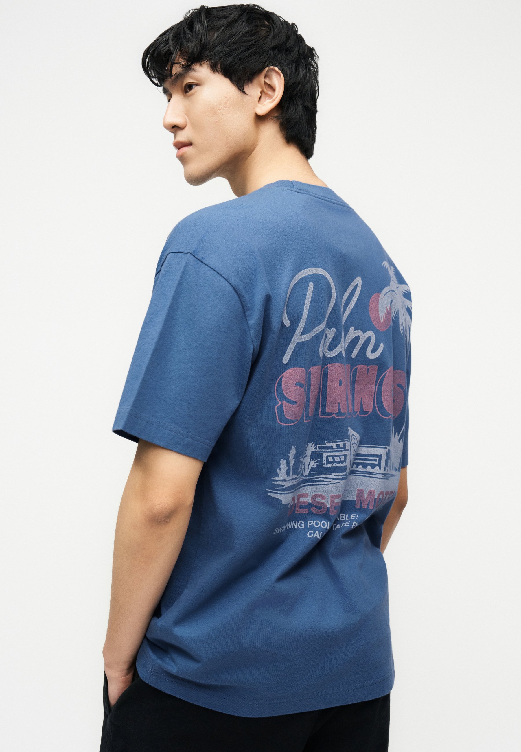 Hollister Co. T-Shirt print - blue/blau - Zalando.ch