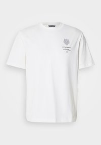 RELAXED FIT LOGO PRINT - Print T-shirt - white