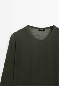 Massimo Dutti Strickpullover - dark green