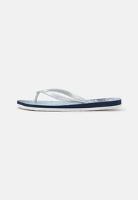 Não selecionado, navy blue/white