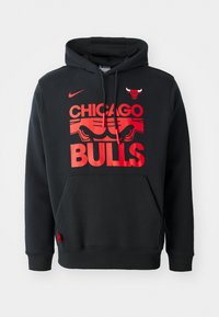 NBA CHICAGO BULLS HOODY - Echipament cluburi fotbal - black/university red