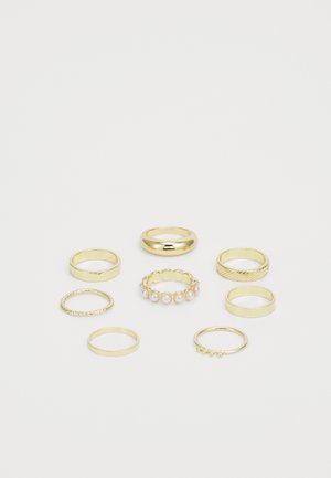 PCTILLE 8 PACK - Ring - gold-coloured