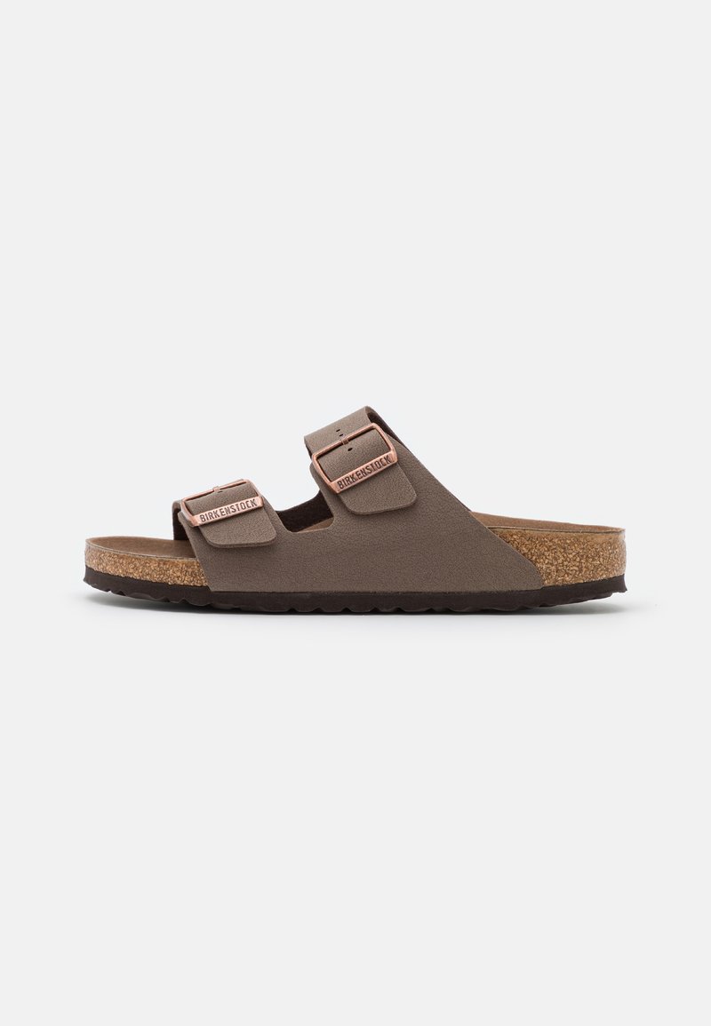Damen Sneaker | Birkenstock ARIZONA EARTHY VEGAN NARROW FIT Pantolette flach mocca/hellbraun - ID73334 Damen Sneaker | Birkenstock ARIZONA EARTHY VEGAN NARROW FIT Pantolette flach mocca/hellbraun - ID73334
