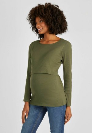 Maternity Nursing - Hosszú ujjú felső - khaki