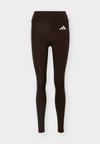 OPTIME ESSENTIALS WORKOUT 3 STRIPES 7/8 - Κολάν - aurora coffee/white