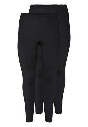 Zizzi 2-PACK  - Leggings - Hosen - black   black