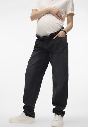 UMSTANDS  - Jeans straight leg - black denim
