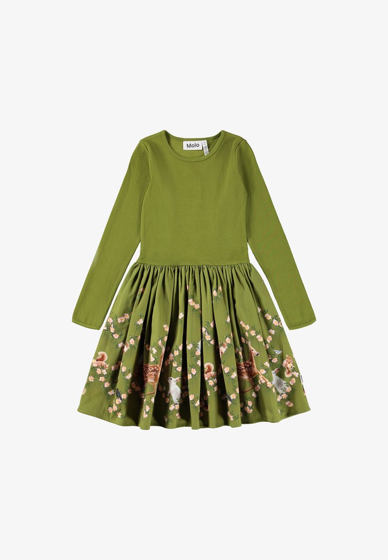 Molo CASIE WARM DRESS - Vestido informal - argyle forest