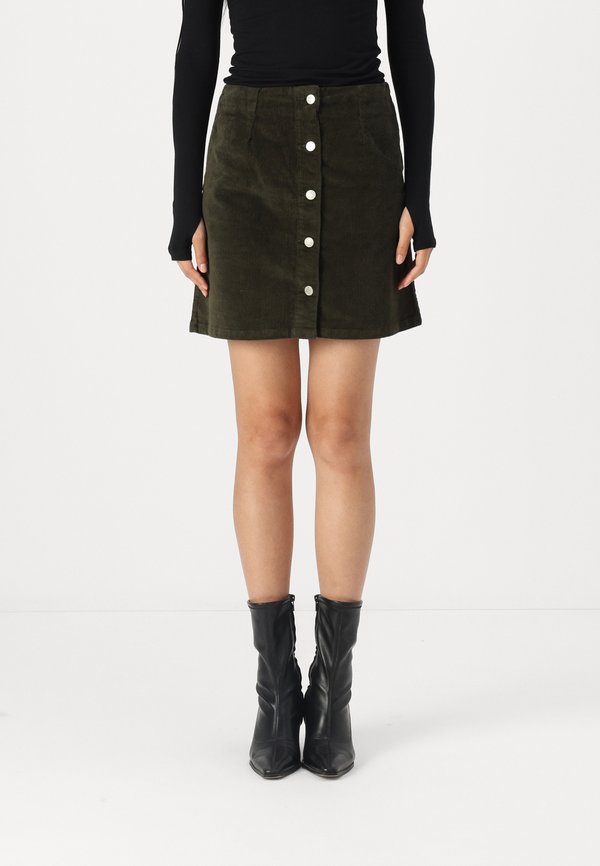 VMETTA SHORT SKATER SKIRT - Mini skirt - forest night