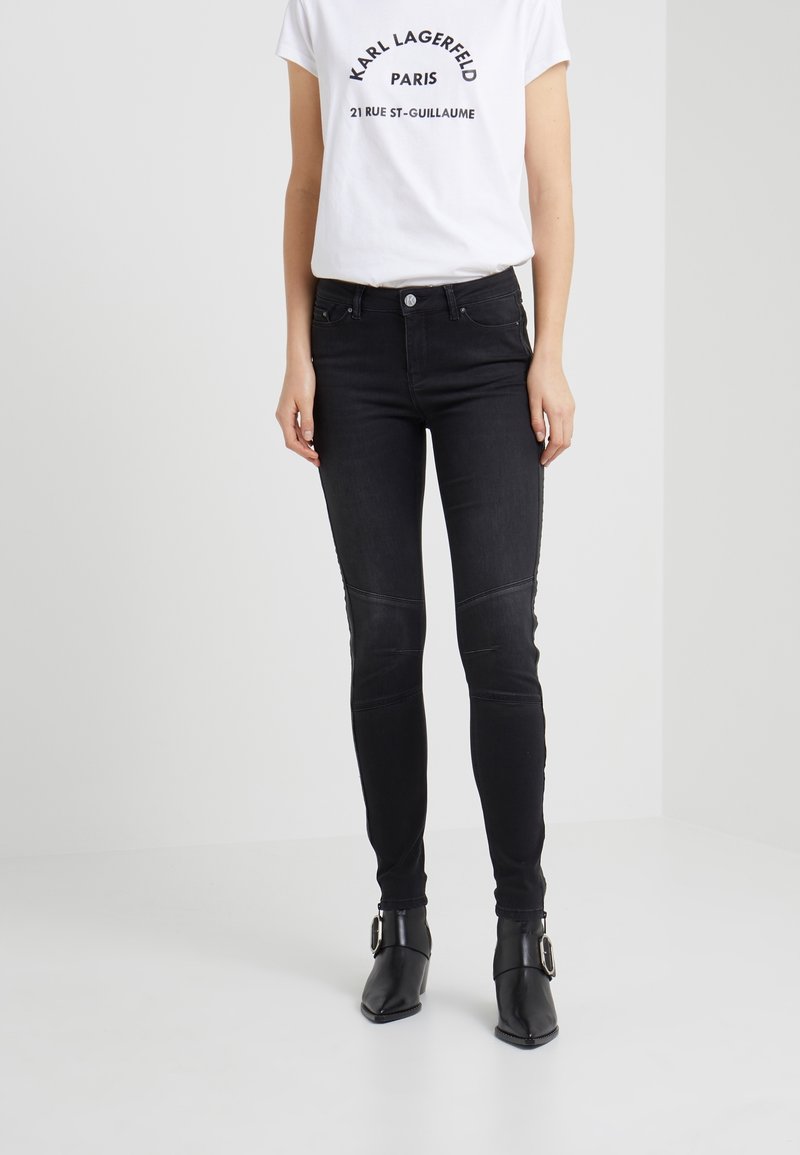 KARL LAGERFELD Skinny-Farkut - black denim