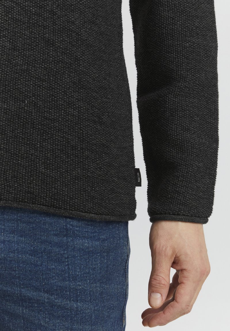 Herren Strickjacken | INDICODE JEANS IDCORTO Strickpullover black/schwarz - RU67911 Herren Strickjacken | INDICODE JEANS IDCORTO Strickpullover black/schwarz - RU67911