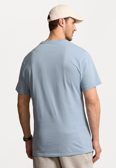 Polo Ralph Lauren Big & Tall EMBROIDERED LOGO JERSEY T-SHIRT - Apdrukāts T-krekls - vessel blue