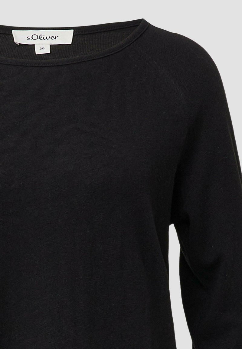 s.Oliver Maglia Manica Lunga Donna Blu Modal Casual (IT 46, EU