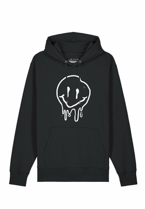 watapparel, SMILEY UNISEX - Sweat à capuche - black