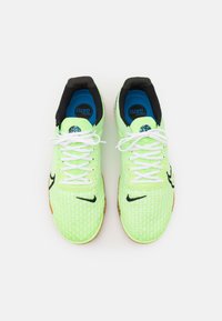 Nike Performance REACT GATO - Botas de futebol de salão - lime glow/black/white/light photo blue