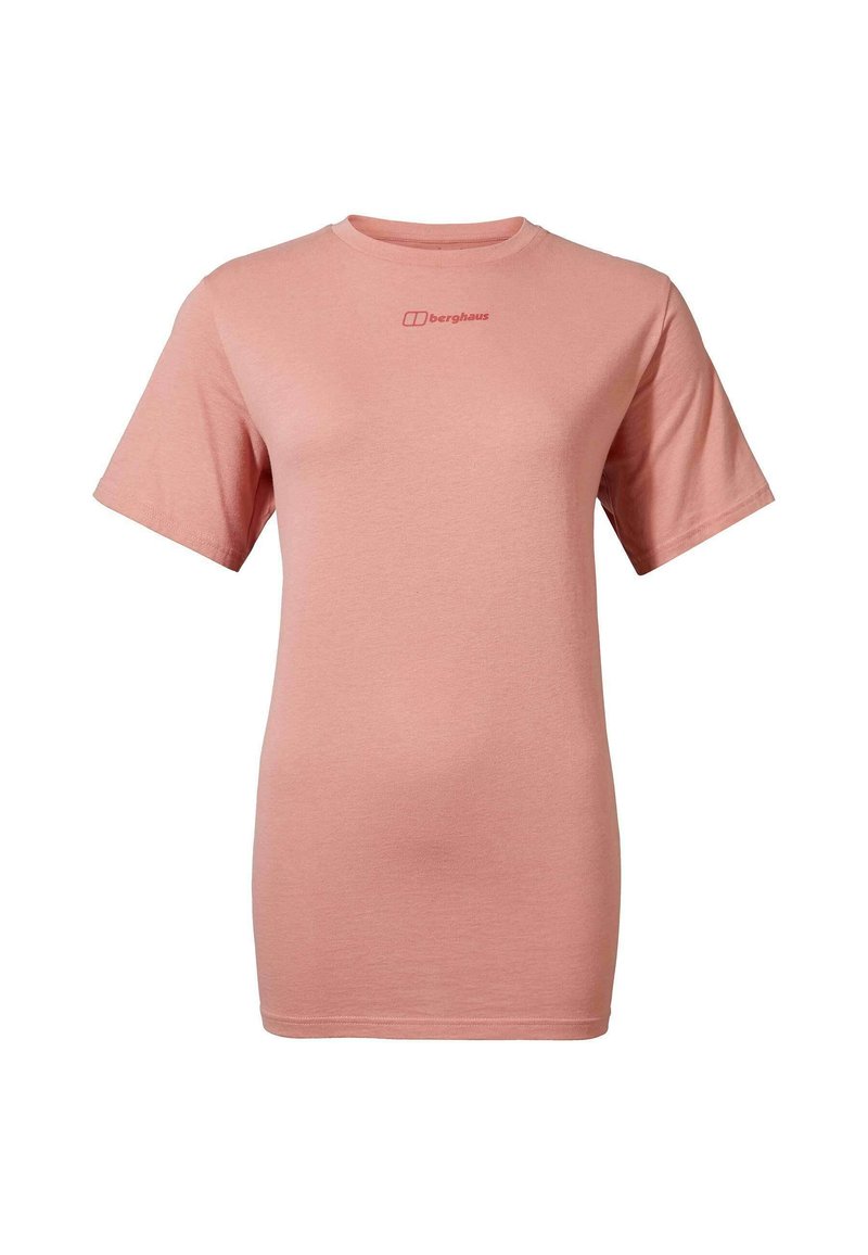 Berghaus T-shirt basic donkerroze