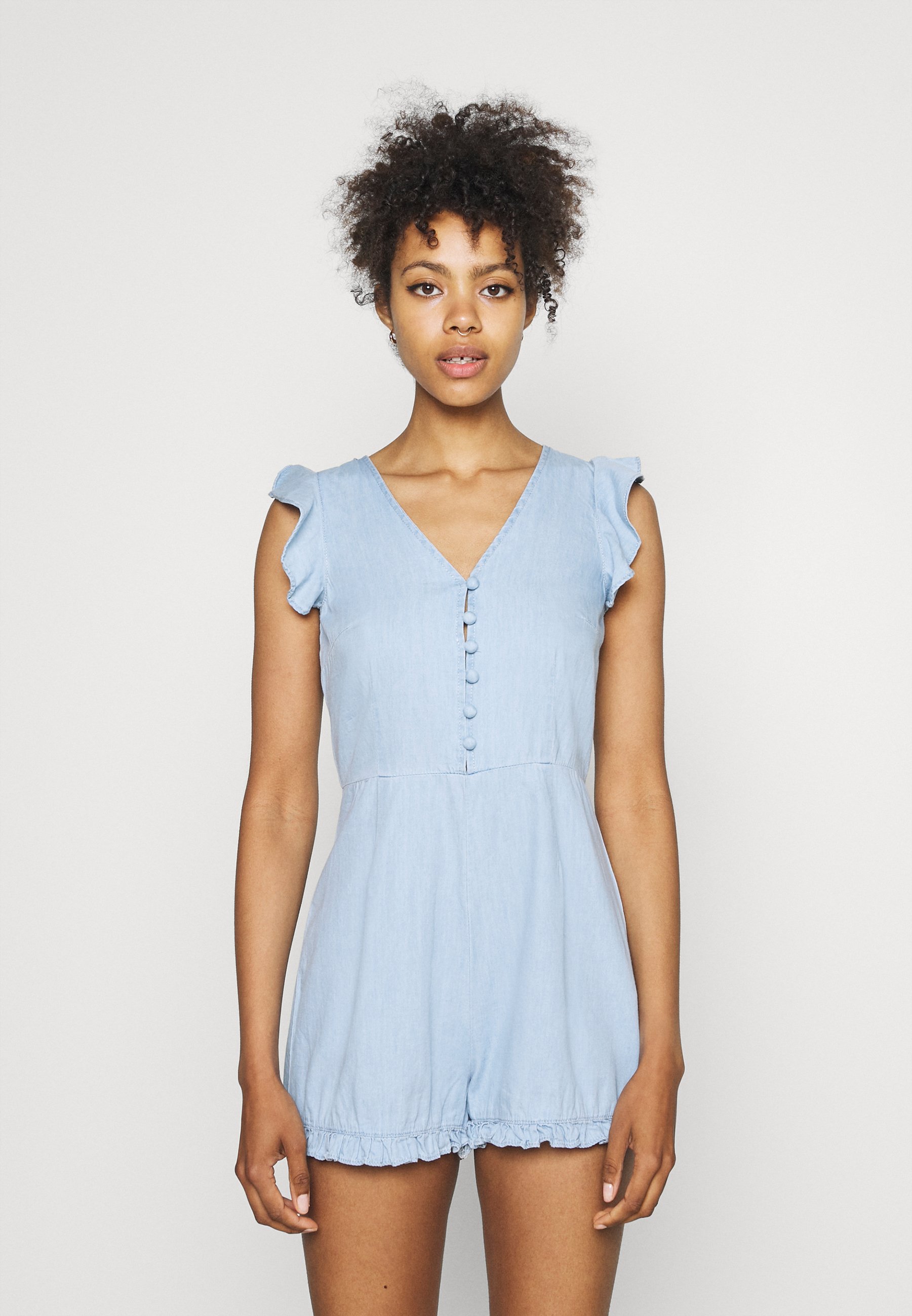 Missguided BACKLESS - Jumpsuit - blue 