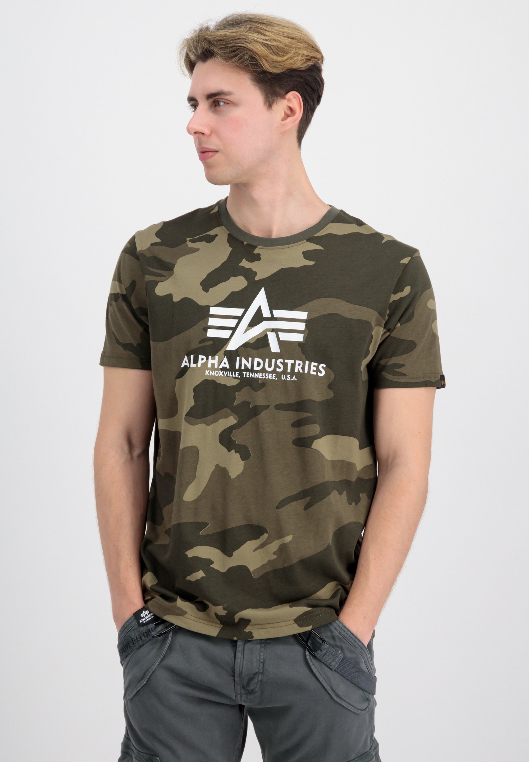 Alpha Industries CAMO Print T-shirt olive camo/olive