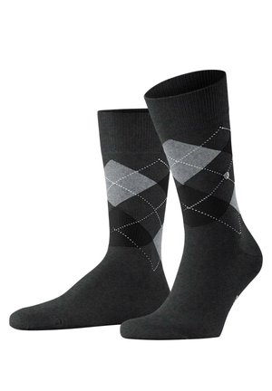 Burlington KING RAUTENMUSTER LOGOEMBLEM - Calze - anthrazit grau