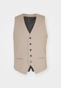 Lindbergh - MENS WAISTCOAT FOR SUIT SLIM FIT - Obleková vesta - mottled beige Miniatúrny obrázok 1