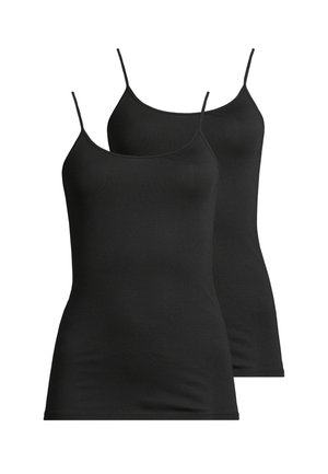 2ER PACK  - Unterhemd/-shirt - schwarz
