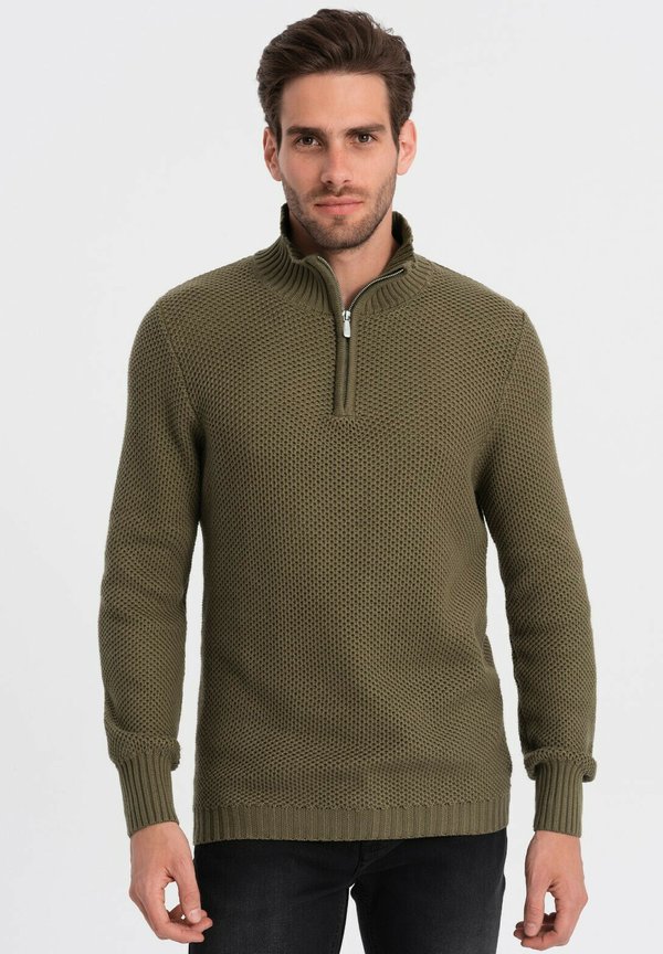 Strickpullover - olive
