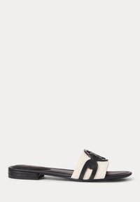 Lauren Ralph Lauren - ALEGRA - Matalakantaiset pistokkaat - natural/black Pienoiskuva 1