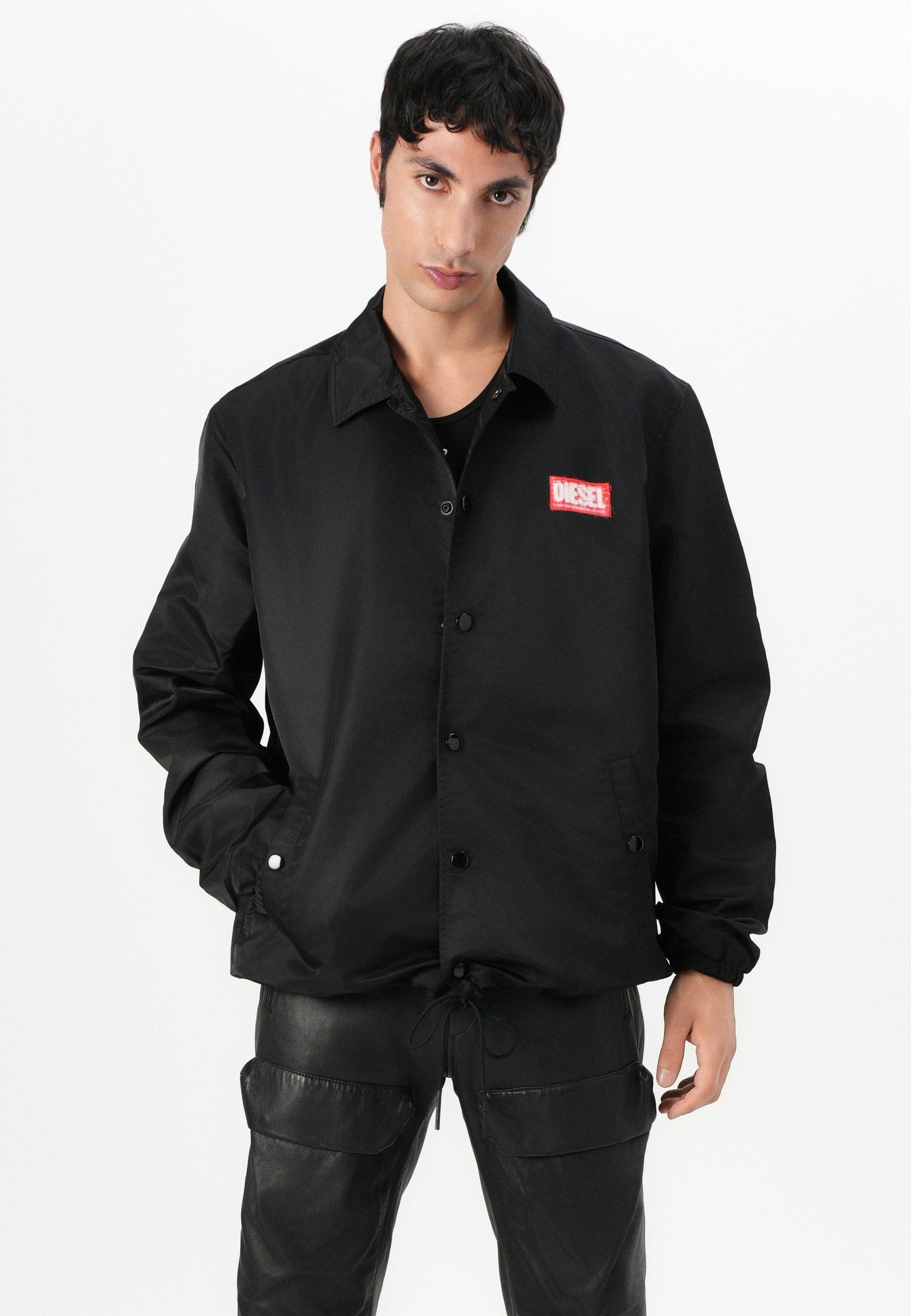 ジャケット・アウター diesel black bomber jacket Diesel J-Held Bomber Jacket | Black | FARFETCH PL